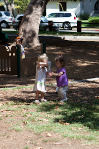 Adria fills up Penny's cup