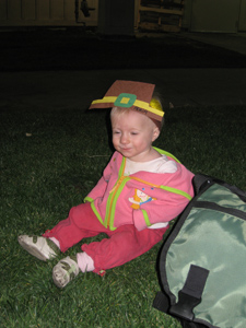 Adria and her pilgram hat