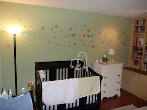 "Adria's Room", with lots of flowers