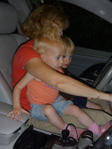 Gamma, Adria, and Thrace "driving" the Acura