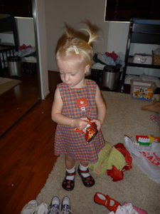 Adria and her 3 ponytails Adria and her 3 ponytails