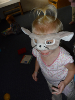 Adria in the mouse mask Adria in the mouse mask