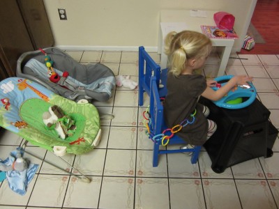 Another view of the car and its passengers