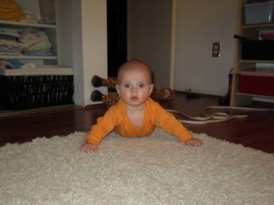 Austin doing his wide-stance pushup